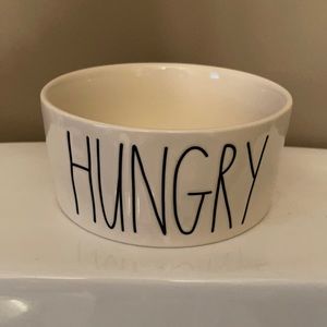 Rae Dunn - HUNGRY - pet food dish